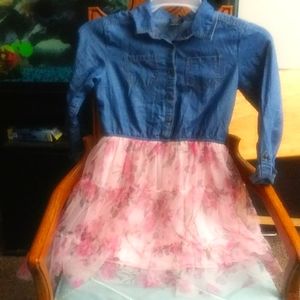 A little girls dress size 12 (used)